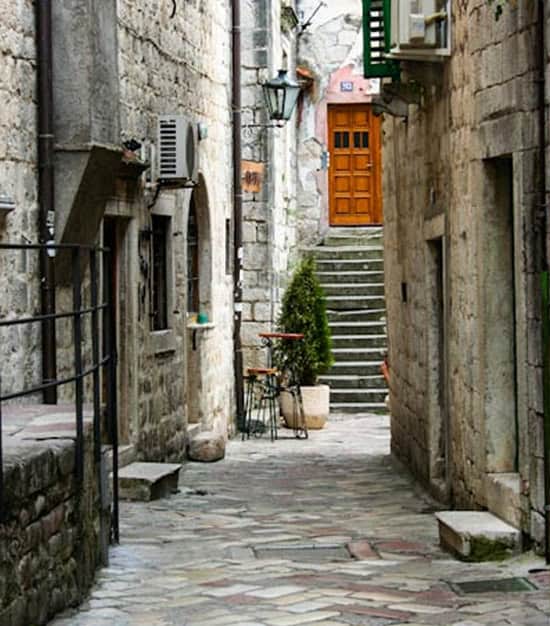 Backpackreis naar Kotor Oude stad